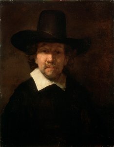Retrato del poeta Jeremias de Decker, 1666 de Rembrandt van Rijn