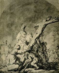 El levantamiento de la cruz de Rembrandt van Rijn