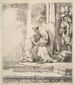 El regreso del hijo pródigo, 1620-69 de Rembrandt van Rijn
