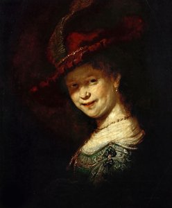 Saskia van Uylenburgh como niña, 1633 de Rembrandt van Rijn