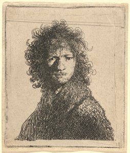 Autorretrato, frunciendo el ceño de Rembrandt van Rijn