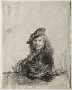 Autorretrato Apoyado en un Alféizar de Piedra, 1639
