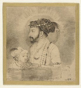 Shah Jahan y su hijo pequeño de Rembrandt van Rijn