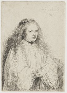 Santa Catalina ("la pequeña novia judía") de Rembrandt van Rijn