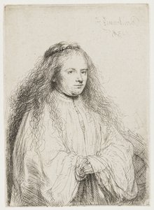 Santa Catalina ("la pequeña novia judía") de Rembrandt van Rijn