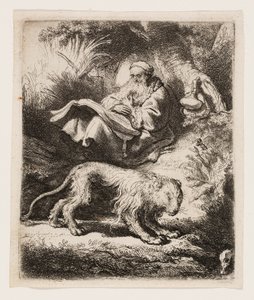 San Jerónimo leyendo de Rembrandt van Rijn