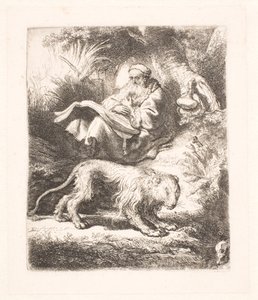 San Jerónimo leyendo de Rembrandt van Rijn