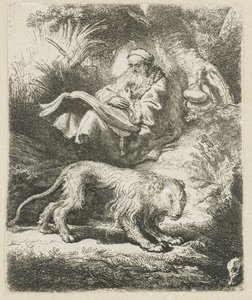 Lectura de San Jerónimo de Rembrandt van Rijn