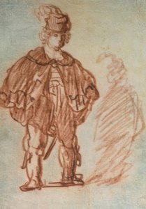 Actor de pie de Rembrandt van Rijn