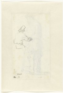 Estudio de un hombre, visto de espaldas