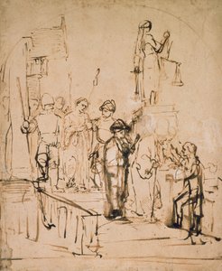 Susana llevada a juicio, siglo XVII de Rembrandt van Rijn