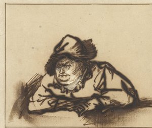 El actor Willem Bartholsz Ruyter como campesino
El actor Willem Bartholsz Ruyter como campesino de Rembrandt van Rijn