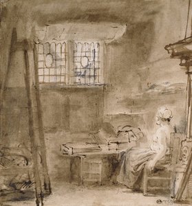 El estudio del artista, 1659