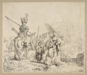 El Bautismo del Eunuco de Rembrandt van Rijn