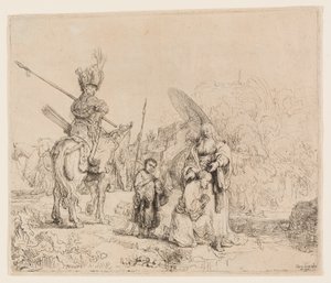 El bautismo del eunuco de Rembrandt van Rijn
