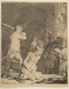 La Decapitación de Juan el Bautista de Rembrandt van Rijn