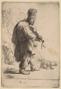 El violinista ciego de Rembrandt van Rijn