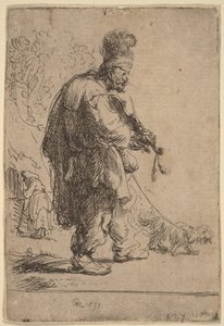 El violinista ciego de Rembrandt van Rijn