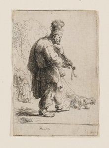 El violinista ciego de Rembrandt van Rijn