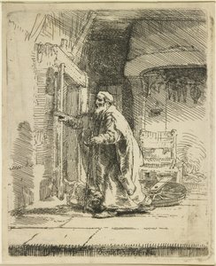 La ceguera de Tobit, 1651 de Rembrandt van Rijn
