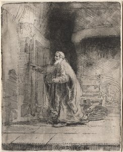 La ceguera de Tobías: la lámina grande de Rembrandt van Rijn