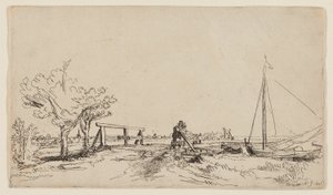 El puente en Klein Kostverloren en el Amstel de Rembrandt van Rijn