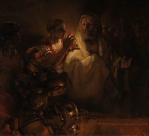 La negación de San Pedro de Rembrandt van Rijn