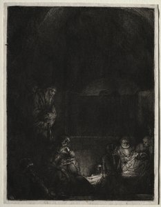 El Entierro, c. 1654 de Rembrandt van Rijn