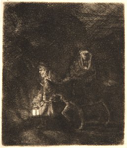 La Huida a Egipto: Una Escena Nocturna