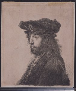 La Cuarta Cabeza Oriental, c.1635 de Rembrandt van Rijn
