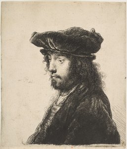 La cuarta cabeza oriental, ca. 1635 de Rembrandt van Rijn