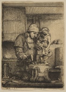 El orfebre, 1655 de Rembrandt van Rijn
