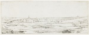 El campo del pesador de oro, 1651 de Rembrandt van Rijn