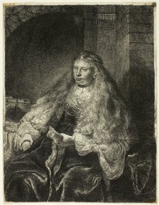 La gran novia judía de Rembrandt van Rijn