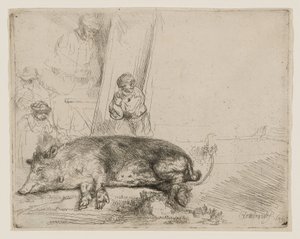 El Cerdo de Rembrandt van Rijn