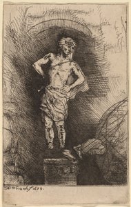 La imagen vista por Nabucodonosor de Rembrandt van Rijn