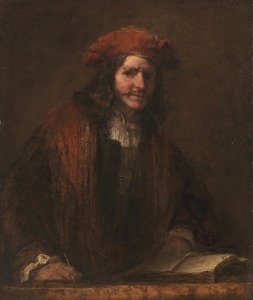 El Hombre con el Gorro Rojo, c. 1660 de Rembrandt van Rijn