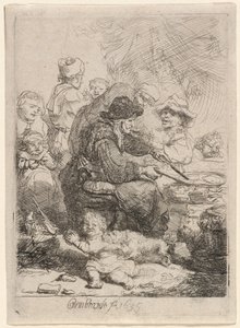 La mujer de los panqueques de Rembrandt van Rijn