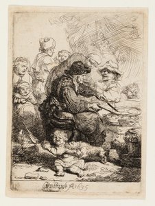 La Mujer de los Panqueques de Rembrandt van Rijn