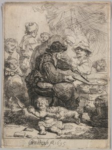 La mujer de las tortitas de Rembrandt van Rijn