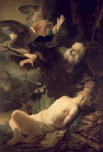 El sacrificio de Abraham, 1635 de Rembrandt van Rijn