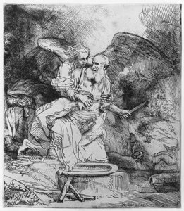 El sacrificio de Abraham, 1645 de Rembrandt van Rijn