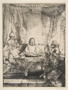 La cena en Emaús de Rembrandt van Rijn