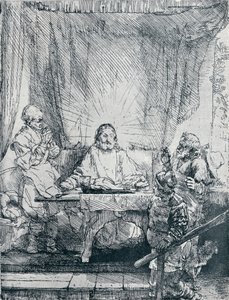 La Cena en Emaús de Rembrandt van Rijn