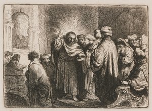 El dinero del homenaje
El dinero del tributo de Rembrandt van Rijn