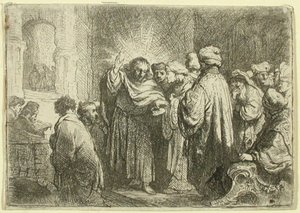 El dinero del tributo de Rembrandt van Rijn