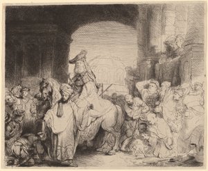 El Triunfo de Mardoqueo de Rembrandt van Rijn