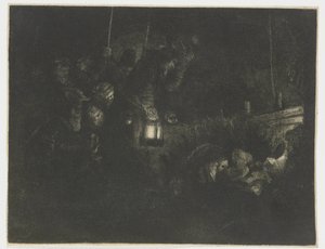 La adoración de los pastores: una pieza nocturna