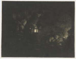 La adoración de los pastores: una pieza nocturna