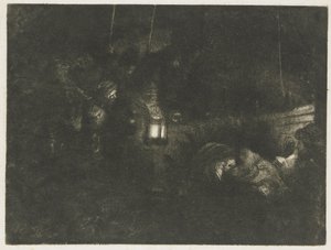 La adoración de los pastores: una pieza nocturna de Rembrandt van Rijn